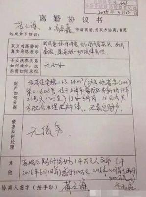 離婚協(xié)議書怎么寫樣本女方