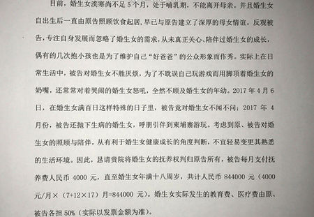 女方離婚起訴書范文